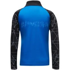Spyder Maze Zip T-Neck - Youth Boy's -Obermeyer Store 196079 spyn maze zt old glory 2
