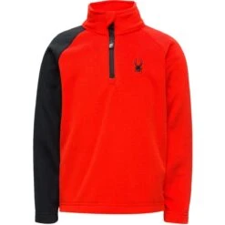 Spyder Mini Speed Fleece Zip T-Neck - Youth Boy's