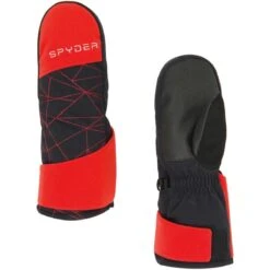 Spyder Toddler Boys Cubby Ski Mitten -Obermeyer Store 197062 spyn cubby mitt volcano l