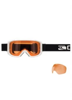 Carve Glide Goggle - Youth -Obermeyer Store 20182019carvekidsglidegogglewhiteorange