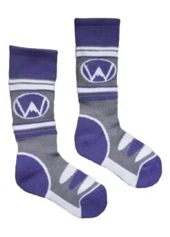 Youth Kicker Padded Ski Sock -Obermeyer Store 20192020wintersedgeyouthkickerpaddedskisockpurple