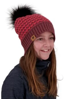 Obermeyer Girls Tucson FF Pom Beanie -Obermeyer Store 2122 obermeyer girlstucsonffpombeanie waitup2