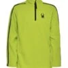 Spyder Boys Speed Fleece Zip T-Neck -Obermeyer Store 2122 spyder boysspeedfleeceziptneck sharplime2