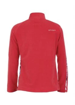 Spyder Girls Speed Fleece Zip T-Neck -Obermeyer Store 2122 spyder girlsspeedfleeceziptneck cerise2