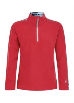 Spyder Girls Speed Fleece Zip T-Neck -Obermeyer Store 2122 spyder girlsspeedfleeceziptneck cerise3