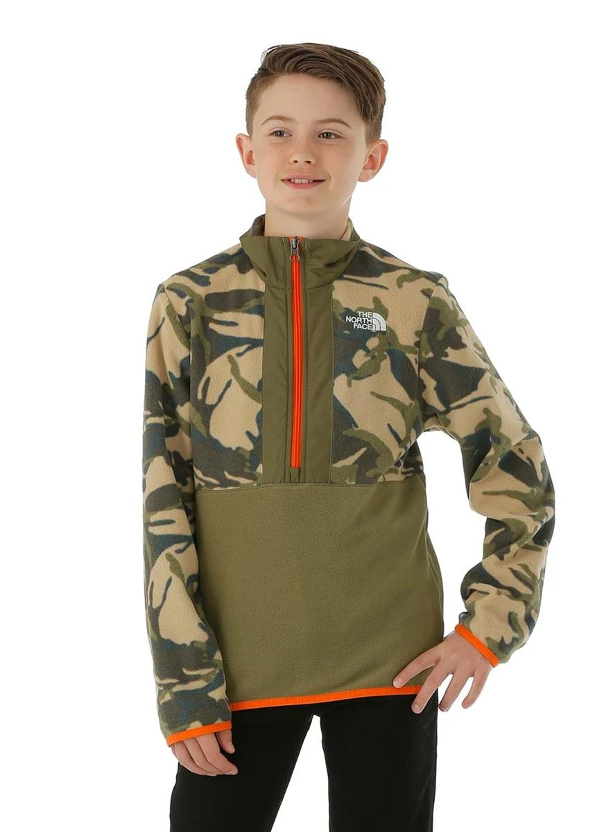 The North Face Youth Printed Glacier 1/4 Zip 3 The North Face Youth Printed Glacier 1/4 Zip