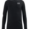 Under Armour Boys ColdGear Armour Baselayer Longsleeve -Obermeyer Store 2122 ua boysbaselayertop black
