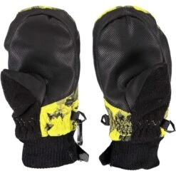 Obermeyer Thumbs Up Mitten Print - Youth -Obermeyer Store 7802419187 obe thumbs up mit print nite vision back