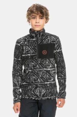 Quiksilver Aker HZ Youth Fleece -Obermeyer Store eqbft03764 quiksilver wbk2