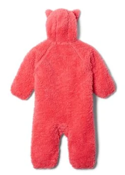 Columbia Foxy Baby Sherpa Bunting - Infant -Obermeyer Store fw2021 columbia infantfoxybabysherpabunting brightgeranium2