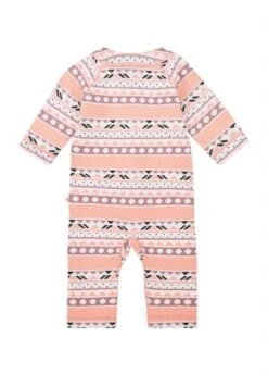 Reima Baby Lyhde Suit -Obermeyer Store fw2021 reima babylyhdesuit powderpink back