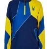 Spyder Divide Zip T-Neck - Boy's 2 Spyder Divide Zip T-Neck - Boy's -Obermeyer Store fw2021 spyder boysdividetop abyss