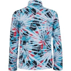 Spyder Girls Surface Zip T-Neck -Obermeyer Store fw22 196052 434 b