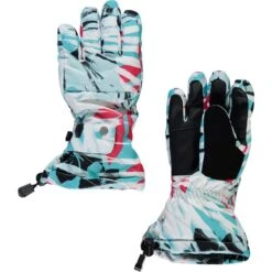 Spyder Girls Synthesis Ski Glove -Obermeyer Store fw22 197056 434 a