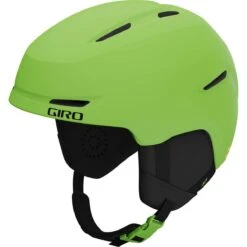 Giro Youth Spur MIPS Helmet -Obermeyer Store fw22 giro spur mips snow helmet matte bright green hero