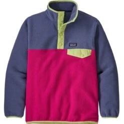 Patagonia Girl's Lightweight Synchilla Snap-T Pullover -Obermeyer Store fw22 wbf21 65546 mypk