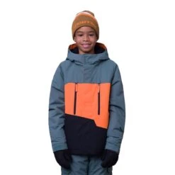 686 Boys Geo Insulated Jacket 18 686 Boys Geo Insulated Jacket -Obermeyer Store fw2324 686 boysgeoinsulatedjacket cypressgreencolorblock 1