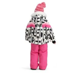 Obermeyer Toddler Girls Cara Mia Jacket W/Faux Fur -Obermeyer Store fw2324 obermeyer girlscaramiajacketfauxfur blockparty 5