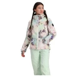 Obermeyer Girls Reese Jacket -Obermeyer Store fw2324 obermeyer teenreesejacket crystalaurora 3