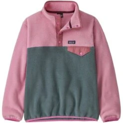Patagonia Boy's Lightweight Snap-T Pullover -Obermeyer Store fw2324 patagonia boyslightweightsnaptpullover nouveaugreen