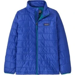 Patagonia Boys Nano Puff Jacket 12 Patagonia Boys Nano Puff Jacket -Obermeyer Store fw2324 patagonia boysnanopuffjacket passageblue