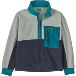 Patagonia Kid's Microdini 1/2-Zip Pullover -Obermeyer Store fw2324 patagonia youthmicrodinihalfzip newnavy