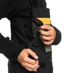 Quiksilver Boys Mash Up Bib -Obermeyer Store fw2324 quiksilver boysmashupbib trueblack 5