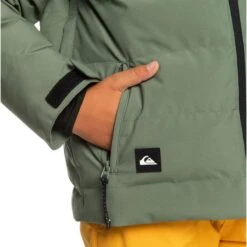 Quiksilver Boys The Edge Jacket 14 Quiksilver Boys The Edge Jacket -Obermeyer Store fw2324 quiksilver boystheedgejacket laurelwreath 4