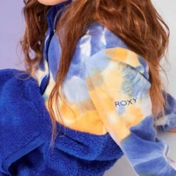 Roxy Girls Alabama Fleece -Obermeyer Store fw2324 roxy girlsalabamafleece brightwhitepansy 5