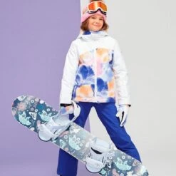 Roxy Girls Greywood Jacket 19 Roxy Girls Greywood Jacket -Obermeyer Store fw2324 roxy girlsgreywoodjacket brightwhitepansy 5