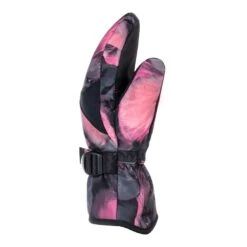 Roxy Girls Jetty Mitt -Obermeyer Store fw2324 roxy girlsjettymitt trueblackpansy 2