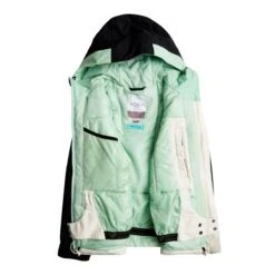 Roxy Girls Silverwinter Jacket -Obermeyer Store fw2324 roxy girlssilverwinterjacket trueblack 3