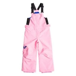 Roxy Toddler Girls Lola Bib Pant -Obermeyer Store fw2324 roxy toddlerslolabibpant pinkfrosting 1