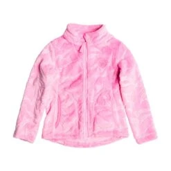 Roxy Toddler Girls Mini Igloo Fleece -Obermeyer Store fw2324 roxy toddlersminiigloofleece pinkfrosting 1
