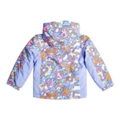 Roxy Toddler Girls Snowy Tale Jacket -Obermeyer Store fw2324 roxy toddlerssnowytalejacket brightwhitebigdeal 2
