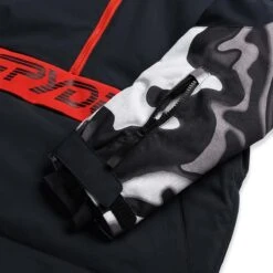 Spyder Boys Youth Jasper Anorak -Obermeyer Store fw2324 spyder boysyouthjasperanorak blackcombo 4