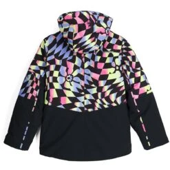 Spyder Girls Conquer Jacket -Obermeyer Store fw2324 spyder girlsconquerjacket multi 2