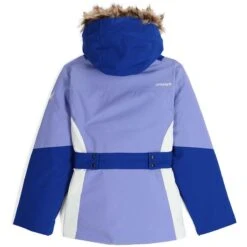 Spyder Girls Lola Jacket -Obermeyer Store fw2324 spyder girlslolajacket cloudpurple 2