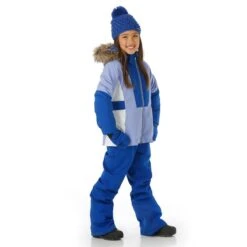 Spyder Girls Lola Jacket -Obermeyer Store fw2324 spyder girlslolajacket cloudpurple buck model 3