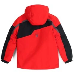 Spyder Toddler Boys Leader Jacket -Obermeyer Store fw2324 spyder littleboysleaderjacket volcano 2