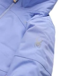 Spyder Toddler Girls Conquer Jacket -Obermeyer Store fw2324 spyder littlegirlsconquerjacket cloudpurple 3