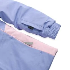 Spyder Toddler Girls Conquer Jacket -Obermeyer Store fw2324 spyder littlegirlsconquerjacket cloudpurple 4