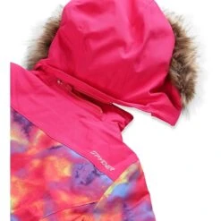 Spyder Toddler Girls Lola Jacket -Obermeyer Store fw2324 spyder littlegirlslolajacket pinkcombo 5