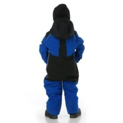 Spyder Toddler Stevie Snowsuit - Unisex -Obermeyer Store fw2324 spyder unisextoddlersteviesnowsuit electricblue buck model 3