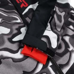 Spyder Youth Jupiter Snowsuit - Unisex -Obermeyer Store fw2324 spyder unisexyouthjupitersnowsuit blackcombo 3