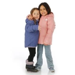 The North Face Kid's North Down Hooded Jacket 15 The North Face Kid's North Down Hooded Jacket -Obermeyer Store fw2324 tnf youthdownhoodedjacket shadyrose buck model 4