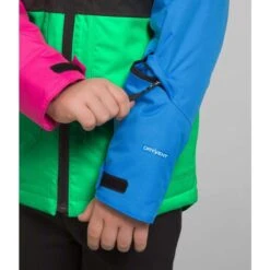 The North Face Kid's Freedom Insulated Jacket -Obermeyer Store fw2324 tnf youthfreedominsulatedjacket chlorophyllgreen 4