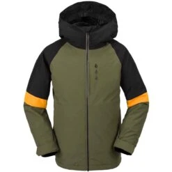 Volcom Youth Sawmill Insulated Jacket -Obermeyer Store fw2324 volcom womenssawmillinsjacket military 1