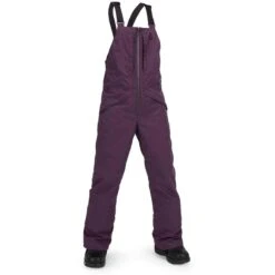 Volcom Youth Barkley Insulated Bib Overall -Obermeyer Store fw2324 volcom youthbarkleyinsbiboverall blackberry 1