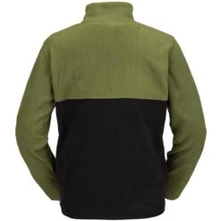 Volcom Youth Polar Fleece Pullover 9 Volcom Youth Polar Fleece Pullover -Obermeyer Store fw2324 volcom youthpolarfleecepo military 2